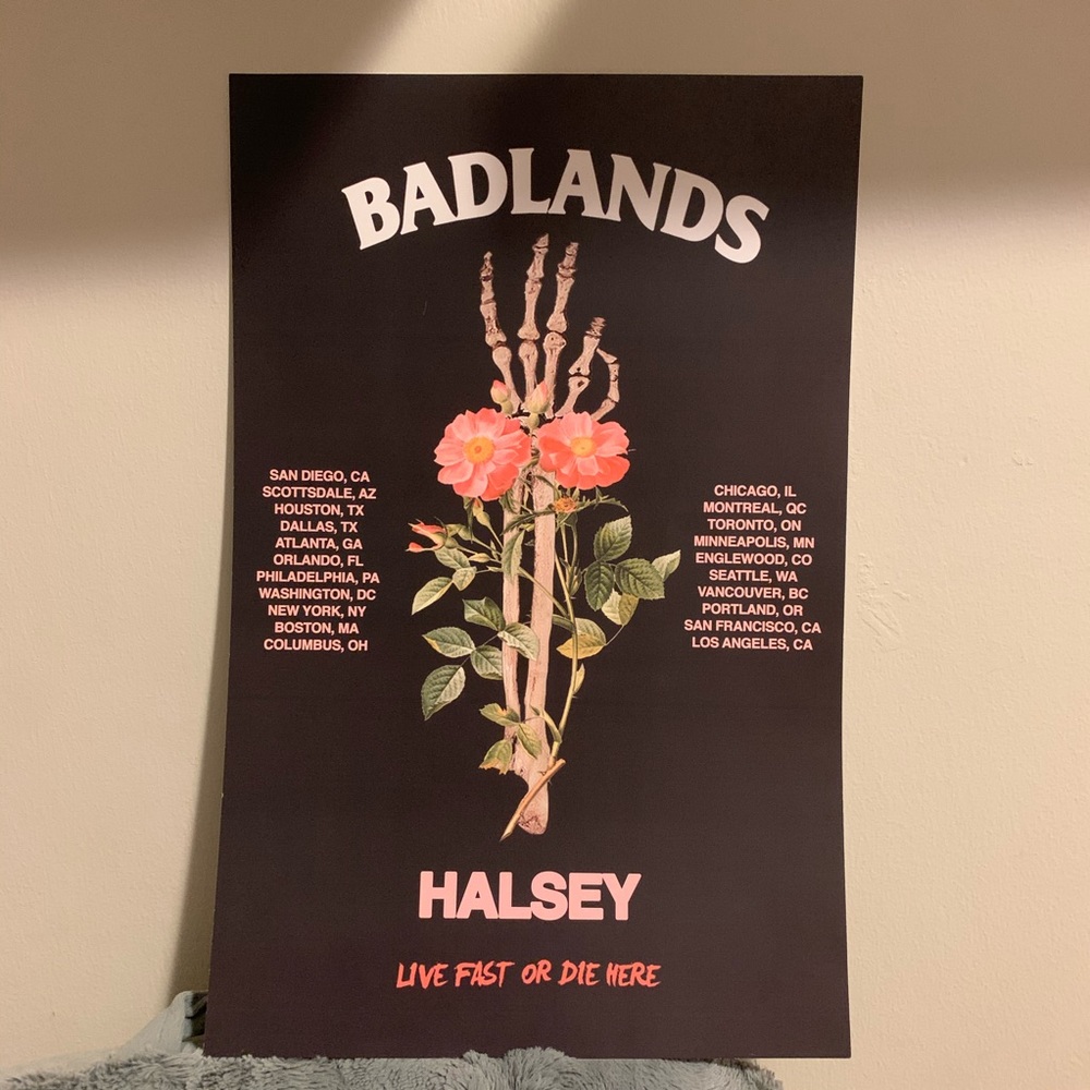 HALSEY TOUR POSTER